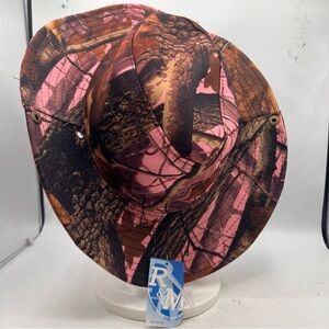 R&M Camo Cowboy Hat Men's One Size Camouflage  Pink Brown